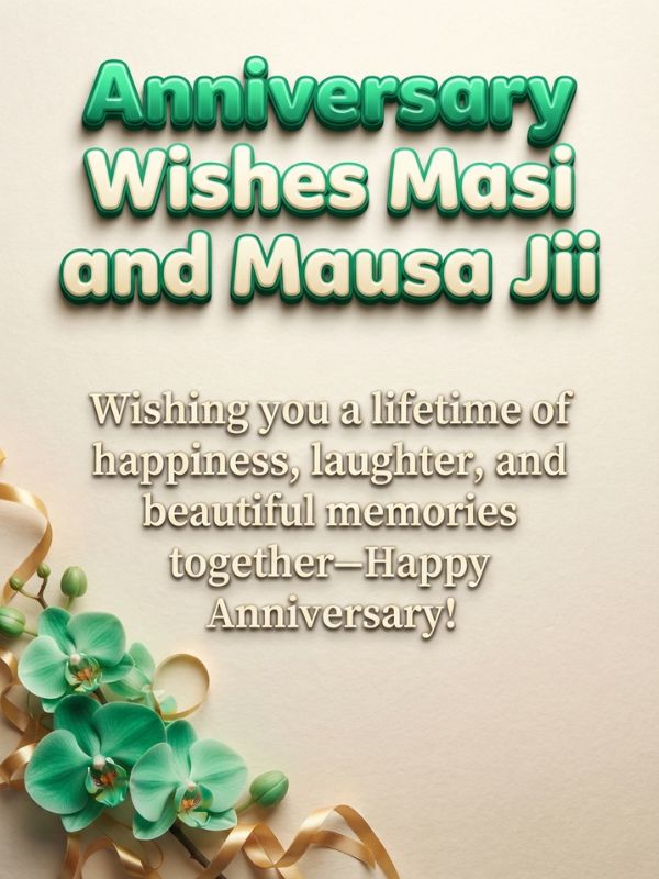 Anniversary Wishes Masi and Mausa Ji