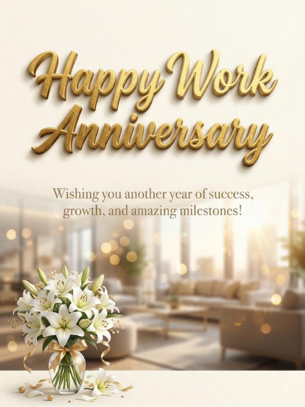 Happy Work Anniversary Messages