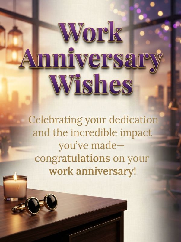 Work Anniversary Wishes Images