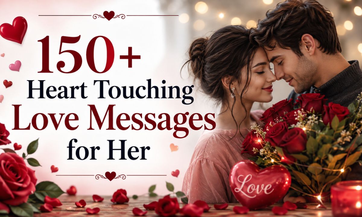 150+ Heart Touching Love Messages for Her to Melt Her Heart Instantly