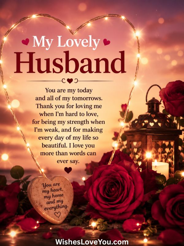 Love Message For My Husband to Make Him Cry
