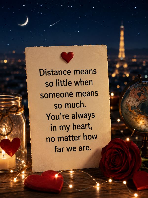Love Messages for Him Long Distance