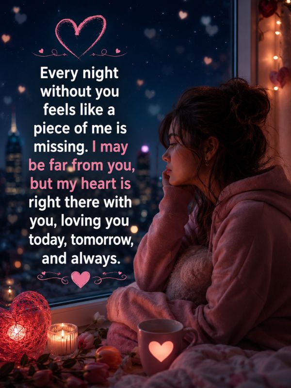 Touching Love Messages to Make Her Cry Long Distance