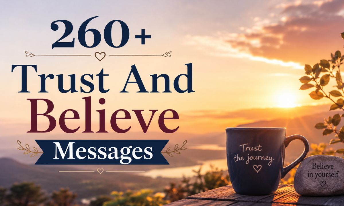 Trust and Believe Messages