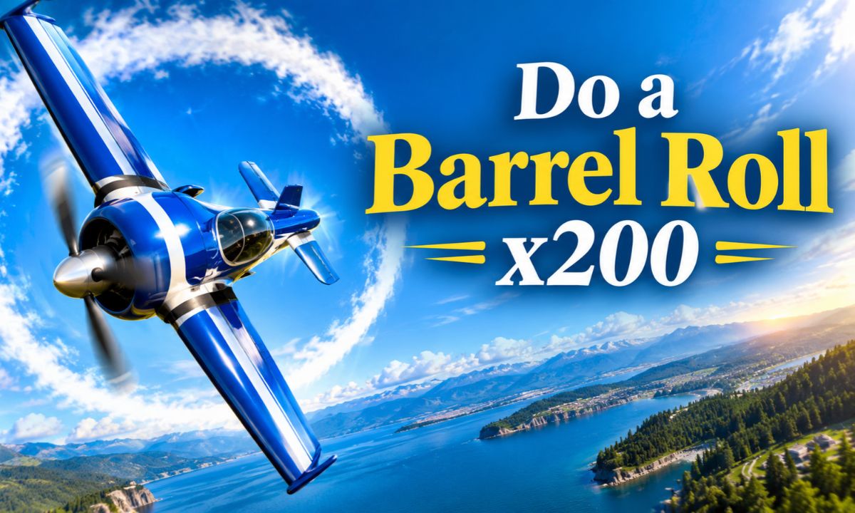 Do a Barrel Roll x200: Google Trick & Hidden Spins