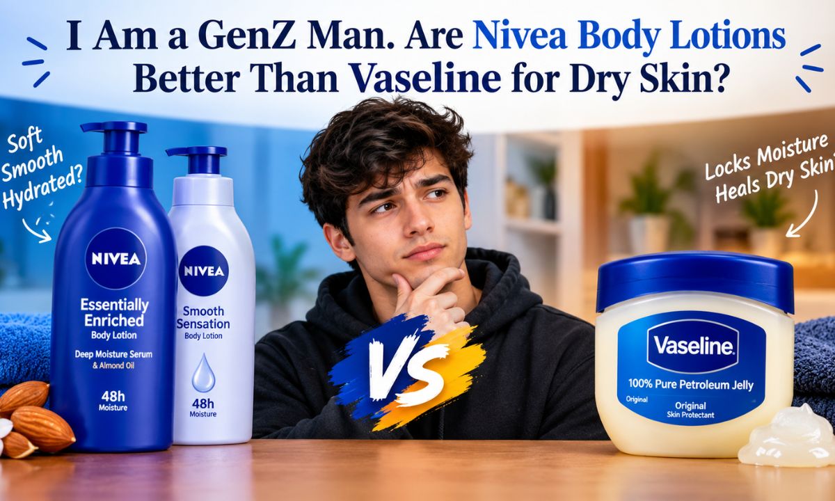 I Am a GenZ Man. Are Nivea Body Lotions Better Than Vaseline for Dry Skin?