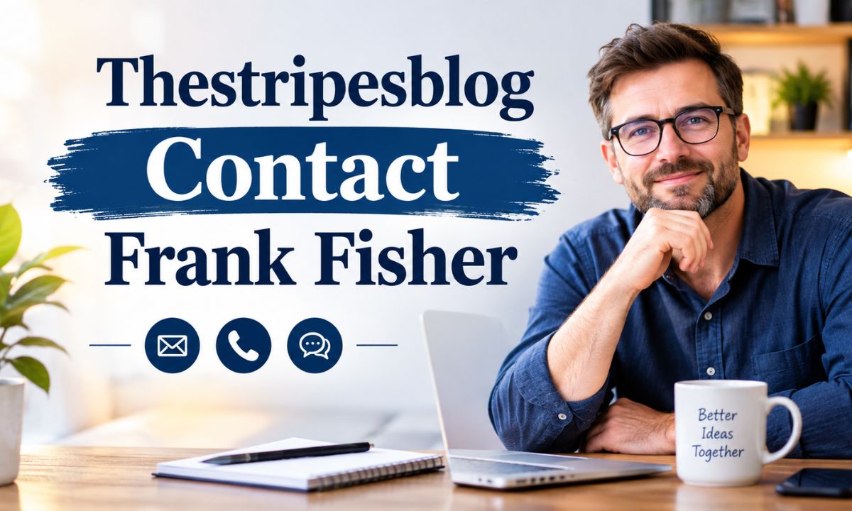 Thestripesblog Contact Frank Fisher: Email, Phone & Social Media 2026